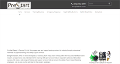 Desktop Screenshot of prestart.net.au